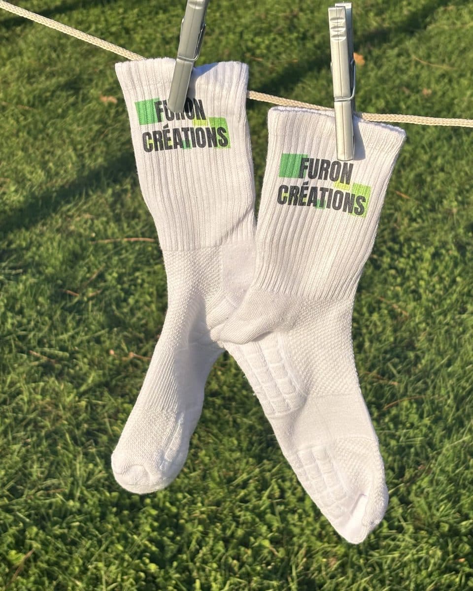 Chaussettes personnalisées FURON CRÉATIONS, cadeau personnalisé